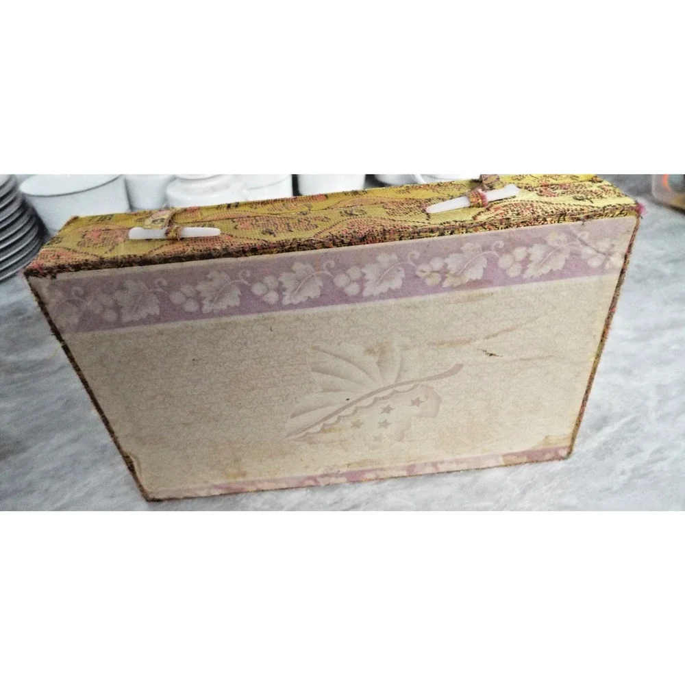 Vintage Set of 8 Yixing Zisha Purple Clay Miniature Teapots Chinese Gift Box